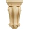 Ekena Millwork 5"W x 3 1/4"D x 9 1/2"H Cole Pilaster Wood Corbel, Alder CORW05X03X09COAL - alternate 4
